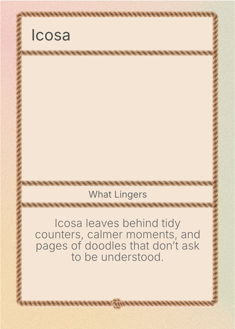 Icosa character card